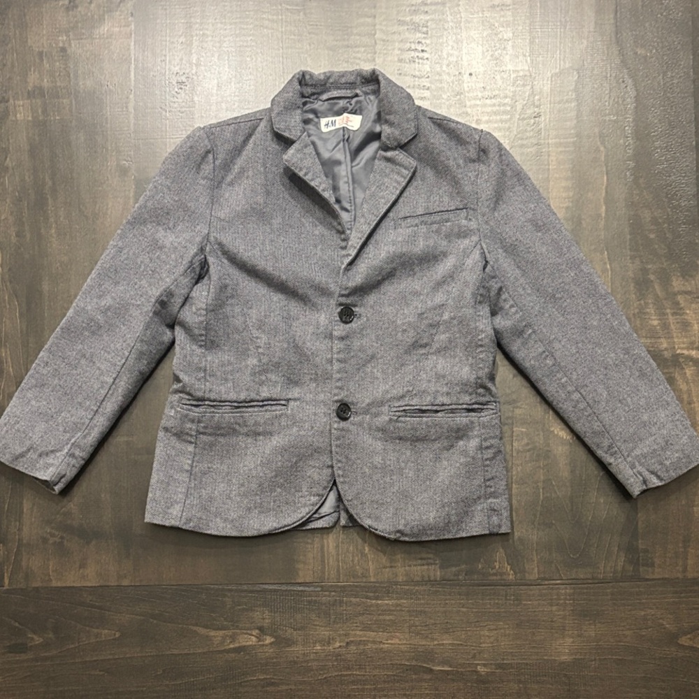 H&M Kids Charcoal Blazer, size 7-8